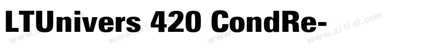 LTUnivers 420 CondRe字体转换